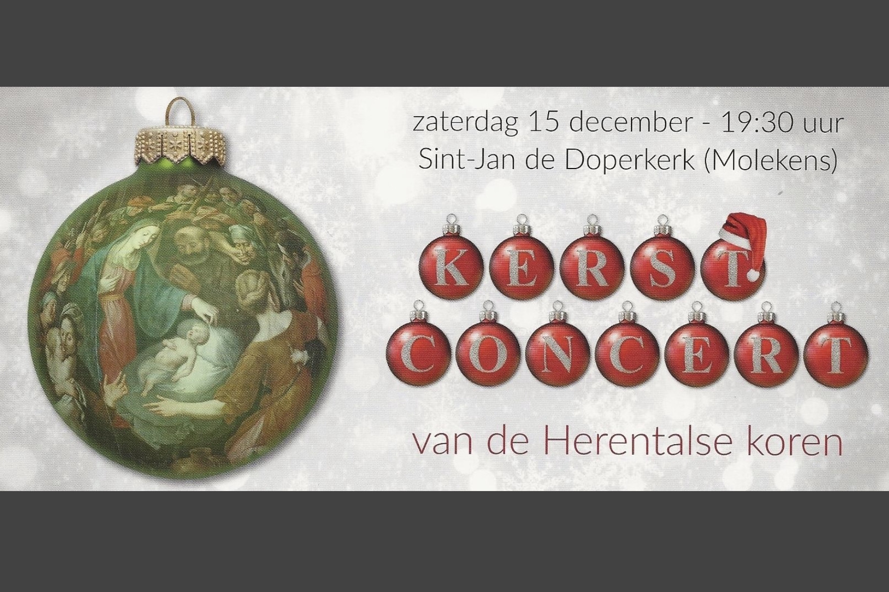 Kerstconcert Herentalse koren 15 december 2018